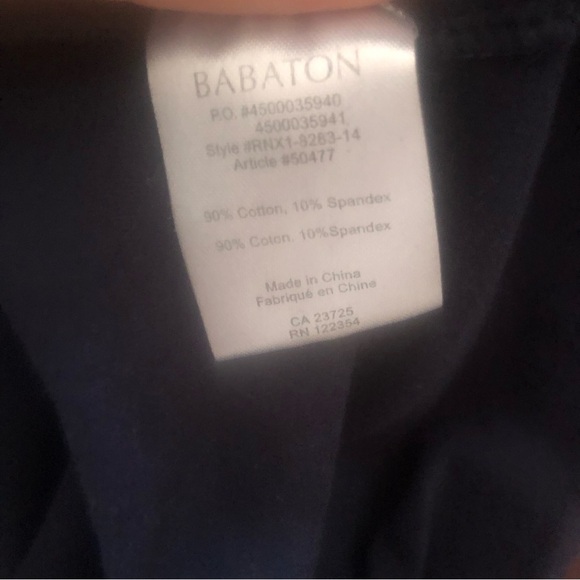 ❤️Babaton Navy Blue Tunic Top Size L - Picture 6 of 6